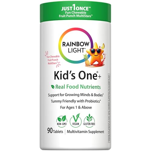 Rainbow Light Kids One Multivitamin, 90 Chewable Tablets