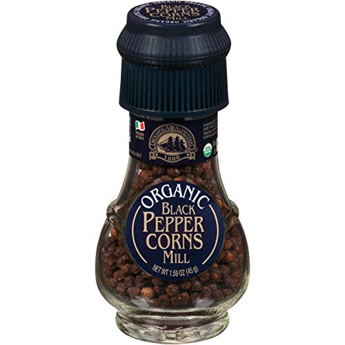 Drogheria & Alimentari Organic Black Peppercorns Mill, 1.59 oz