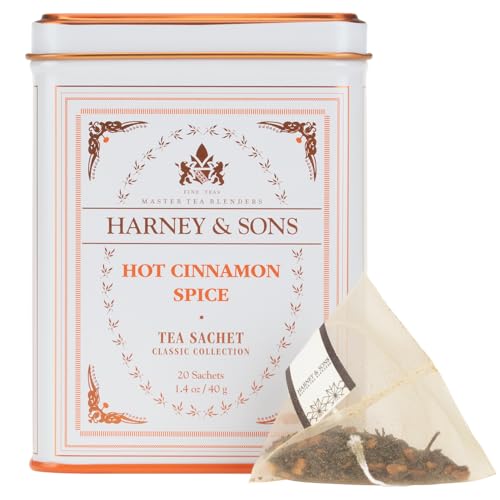 Harney and Sons Classic Hot Cinnamon Spice Tea, 20 Tea Sachets