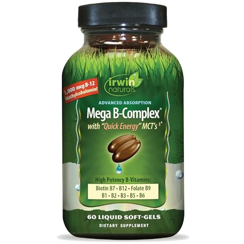 Irwin Naturals Mega B-Complex, 60 Softgels