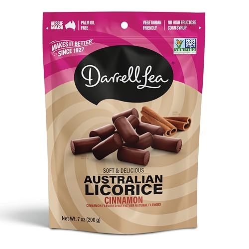 Darrell Lea Soft Australian Licorice, Cinnamon, 7 oz