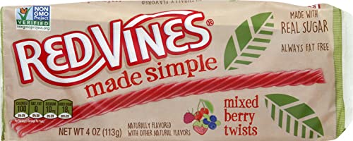 Red Vines Mixed Berry Licorice Twists, 4 oz