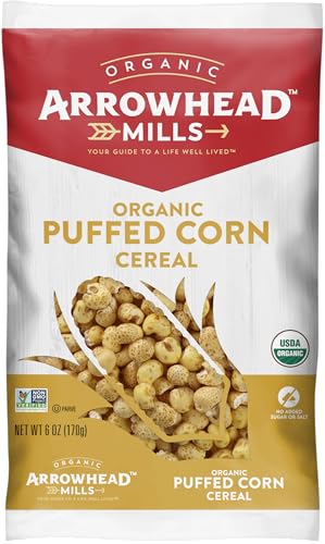 Arrowhead Mills Organic Puffed Corn Cereal, 6 oz