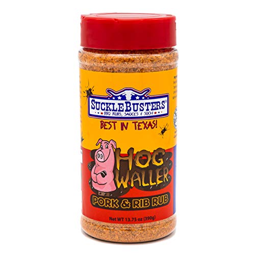 SuckleBusters Hog Waller Texas Best Pork BBQ Rub, 13.75 oz