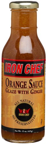 Iron Chef Orange Sauce & Glaze with Ginger, 15 oz (Pack of 3)