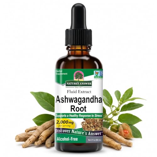 Nature's Answer Ashwagandha Root Liquid Extract, 2 oz