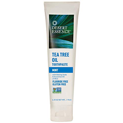 Desert Essence Tea Tree Oil Toothpaste, Mint, 6.25 oz