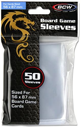 BCW Board Game Sleeves, 56 mm x 87 mm