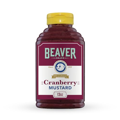 Beaver Brand Cranberry Mustard with Honey, 13 oz