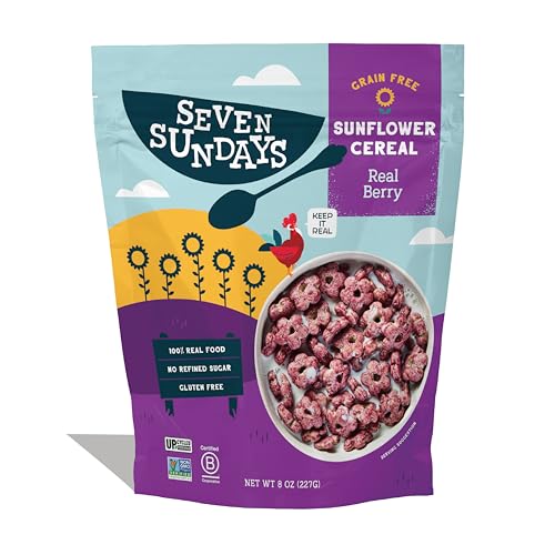 Seven Sundays Sunflower Cereal, Real Berry, 8 oz