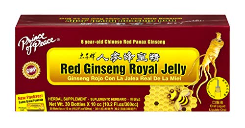 Prince of Peace Red Ginseng Royal Jelly, 30 Vials