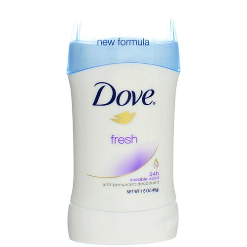 Dove Invisible Solid Fresh Deodorant, 1.6 oz (Pack of 2)
