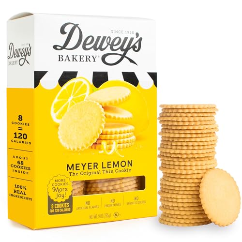 Dewey's Bakery Meyer Lemon Moravian Cookie Thins, 9 oz