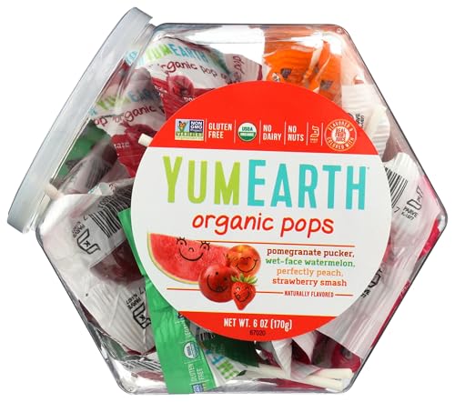 YumEarth Assorted Organic Lollipops, 6 oz