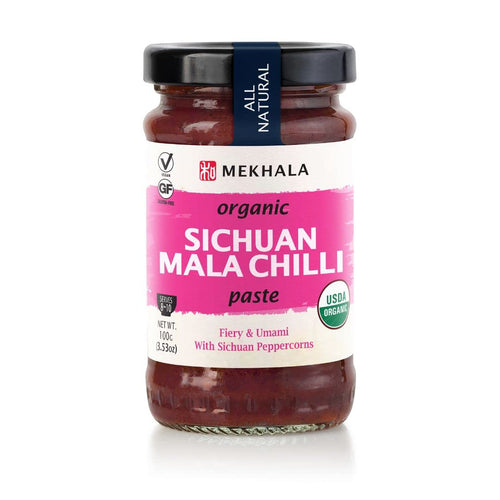 Mekhala Organic Sichuan Mala Chili Cooking Paste, 3.53 oz