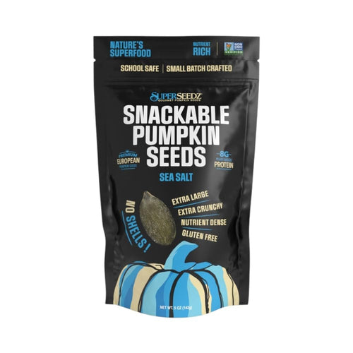 SuperSeedz Dry Roasted Pumpkin Seeds with Sea Salt, 5 oz