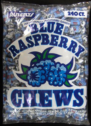 Albert's Blue Raspberry Chews