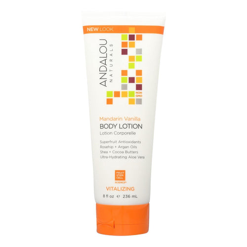 Andalou Naturals Mandarin Vanilla Vitalizing Body Lotion, 8 fl oz