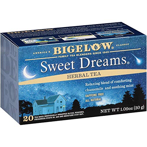 Bigelow Sweet Dreams Herbal Tea, 20 Bags (Pack of 3)