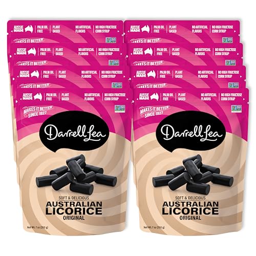 Darrell Lea Soft Australian Original Black Licorice, 7 oz (Pack of 8)