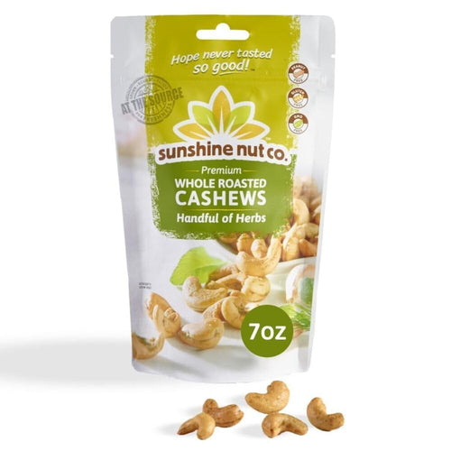 Sunshine Nut Co. Roasted Cashews, Handful of Herbs, 7 oz
