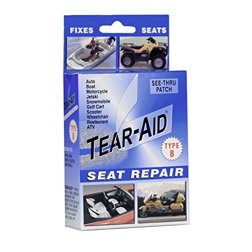 Tear-Aid Vinyl Seat Repair Kit, Type B Clear Patch