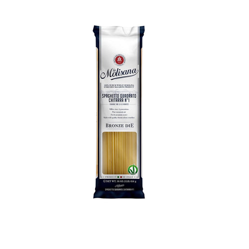 La Molisana Spaghetti alla Chitarra Pasta No. 1, 16 oz (Pack of 6)