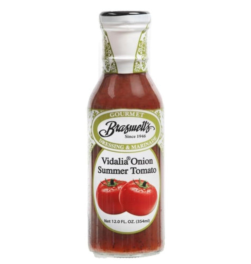 Braswell's Vidalia Onion and Summer Tomato Gourmet Dressing, 12 fl oz (Pack of 6)