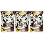 Barnana Organic Dark Chocolate Dipped Chewy Banana Bites, 3.5 oz (Pack of 3)