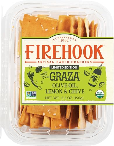 Firehook x Graza Crunchy Organic Crackers, 5.5 oz