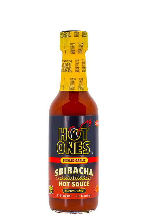 Hot Ones Pickled Garlic Sriracha Hot Sauce, 5 fl oz