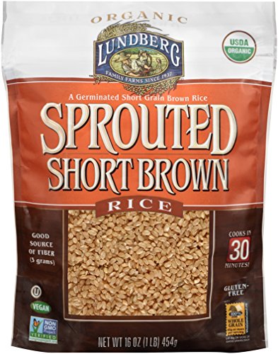 Lundberg Family Farms Sprouted Short Brown Rice, 16 oz