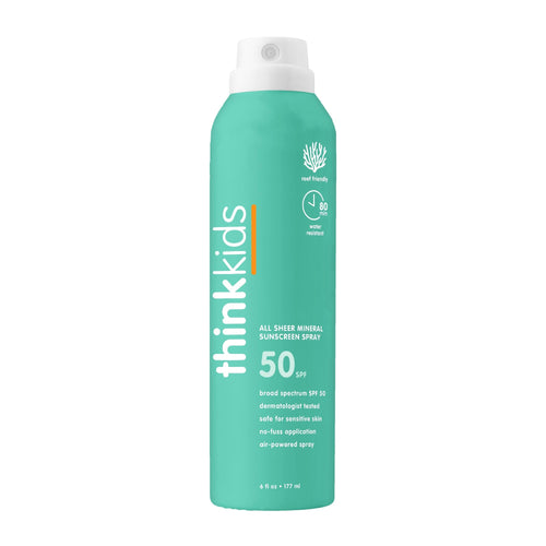 Thinkkids Mineral Kids Sunscreen Spray SPF 50+, 6 fl oz