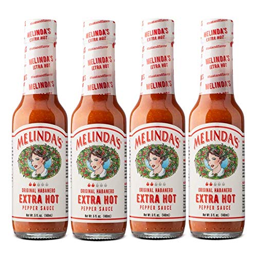 Melinda's Original Habanero Extra Hot Sauce, 5 oz (Pack of 4)