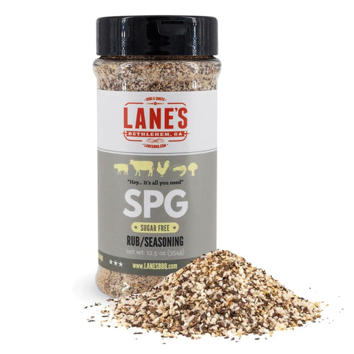 Lane's SPG Rub, Salt Pepper Garlic Seasoning, 12 oz