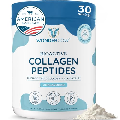 WONDERCOW Collagen Peptides Powder with Bovine Colostrum