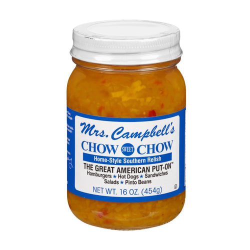 Golding Farms Mrs. Campbell's Sweet Southern Chow Chow Relish, 16 oz Jar