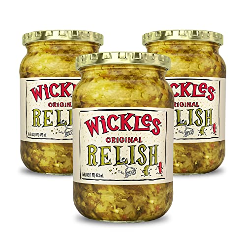 Wickles Pickles Original Relish, 16 oz (Pack of 3)