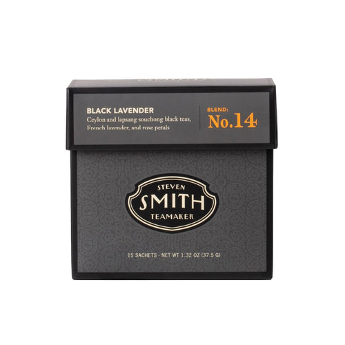 Steven Smith Teamaker Black Lavender Lady Grey Tea, 15 Sachets