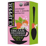Clipper Organic Strawberry and Elderflower Tea, 20 Unbleached Tea Bags