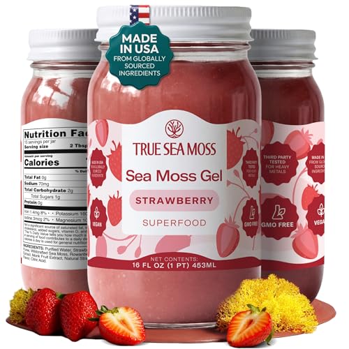 True Sea Moss Sea Moss Gel, Strawberry