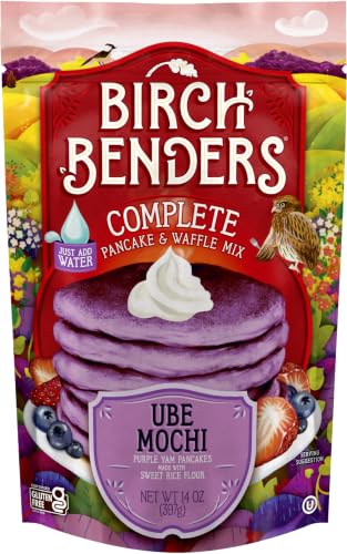 Birch Benders Ube Mochi Pancake & Waffle Mix, 14 oz