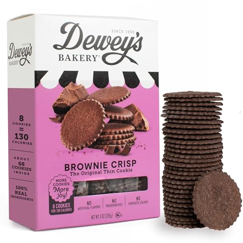 Dewey's Bakery Brownie Crisp Moravian Cookie Thins, 9 oz