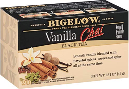 Bigelow Vanilla Chai Black Tea, 20 Count