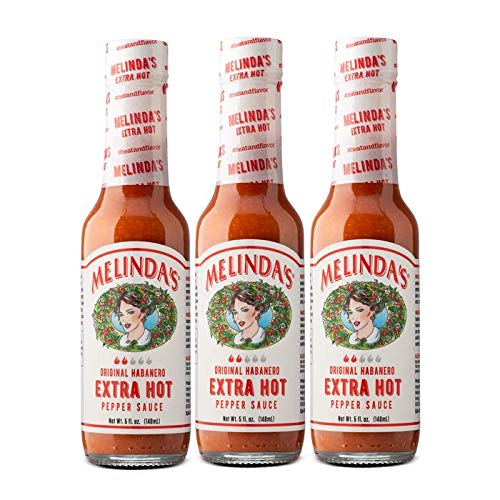 Melinda's Original Habanero Extra Hot Sauce, 5 oz (Pack of 3)