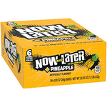 Now & Later Original Taffy Chews, Pineapple, 0.93 oz (Pack of 24)