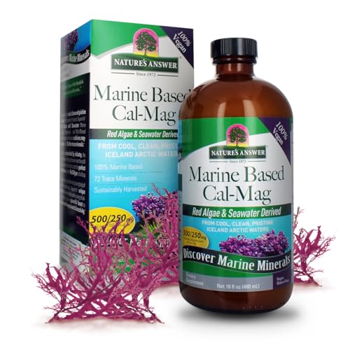 Nature's Answer Marine Based Calcium Magnesium, Vanilla Cream, 16 oz
