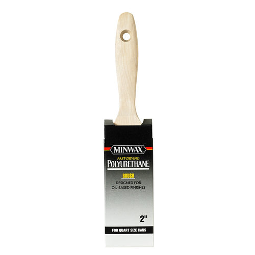 Minwax 427350008 Polyurethane Trim Applicator, 2 in, Black China Bristle Blend