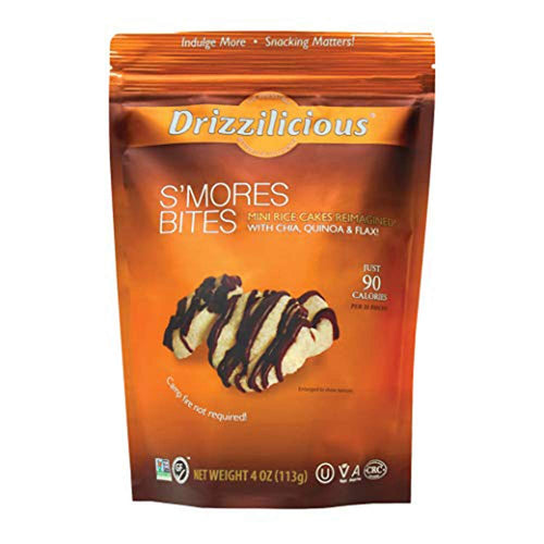 Drizzilicious Crunchy Drizzle Bites, S'Mores, 4 oz (Pack of 3)