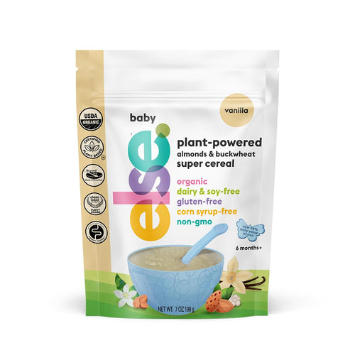 Else Plant-Based Organic Baby Cereal, Vanilla, 6+ Months